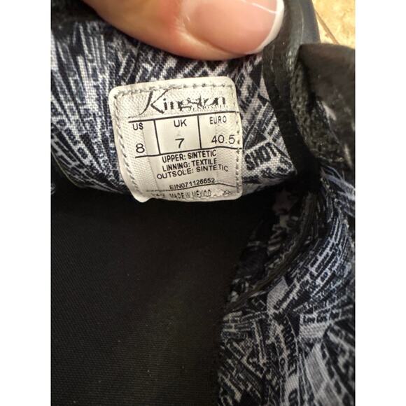 Kingston Union Vegan Shoes The Wino Black/Gum Dead Kennedys Mens Size 8 - Picture 6 of 8